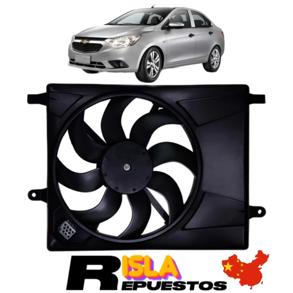 Electroventilador Para Chevrolet Sail 2017 2022 1.5